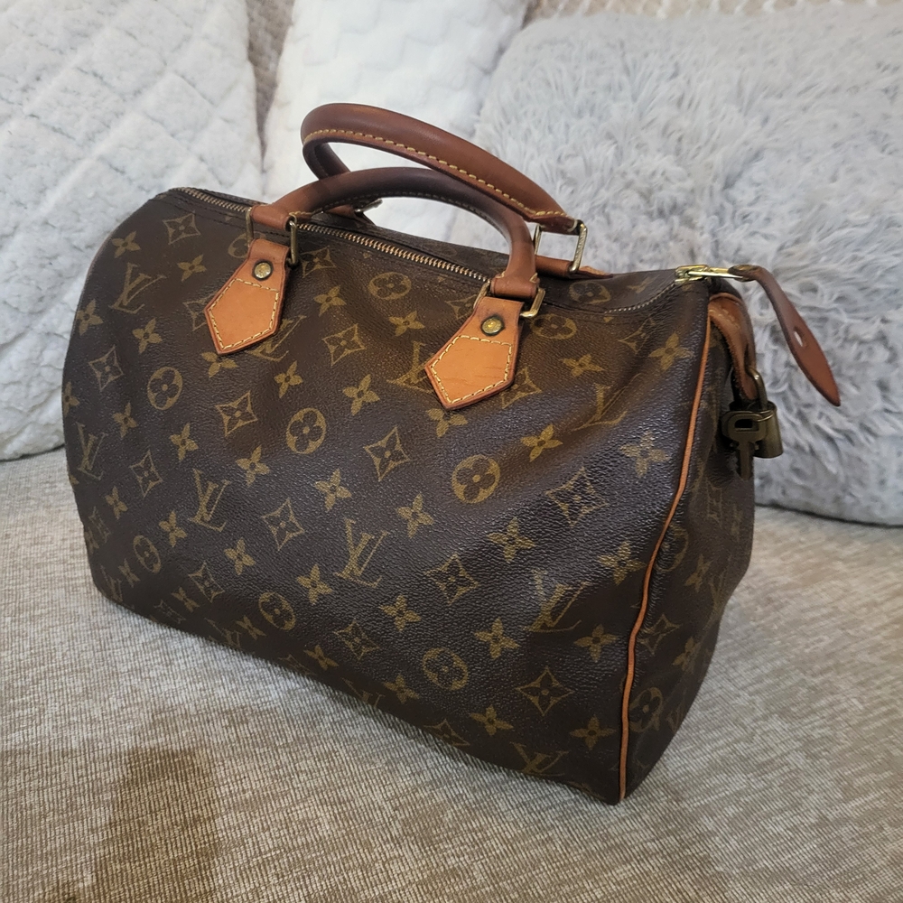 Louis Vuitton Brown Monogram Satchel